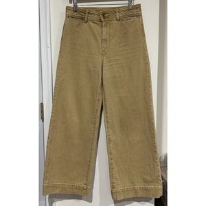 Faherty Harbor Crop Wide Leg Pants